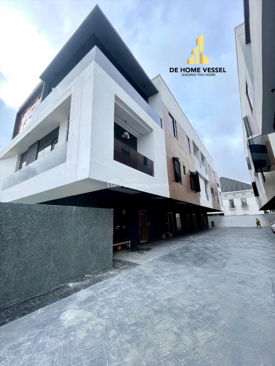 Contemporary Luxury 4 Bed Terrace Duplex with Gym Room and  Pool, Lekki Phase 1, Lekki, Lagos, Terraced Duplex for Sale