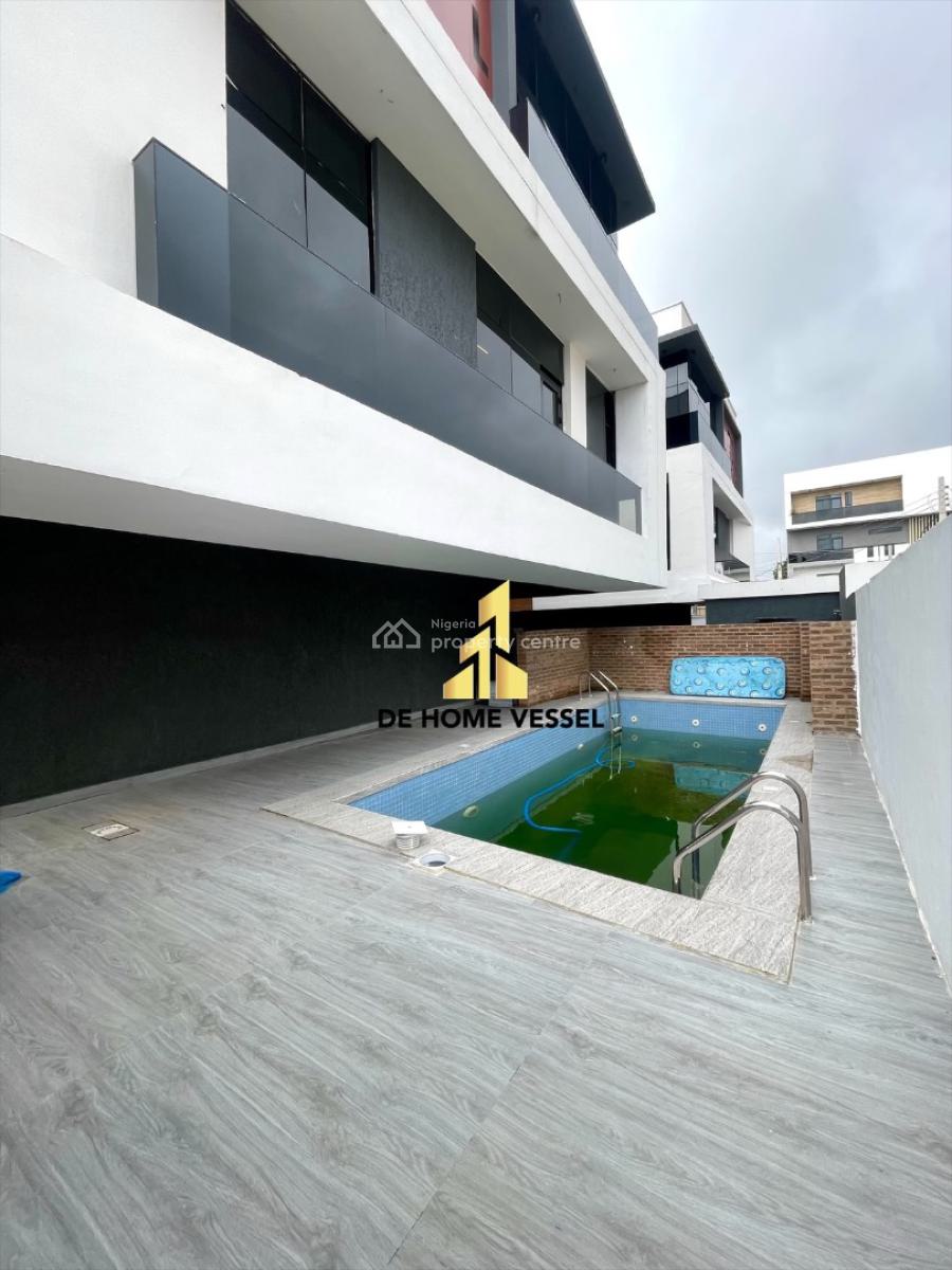 Contemporary Luxury 4 Bed Terrace Duplex with Gym Room and  Pool, Lekki Phase 1, Lekki, Lagos, Terraced Duplex for Sale