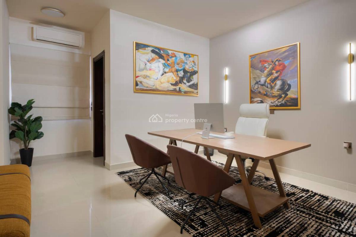 Stunning & Stylish 2 Bed Apartment W/office Space, Pool, Gym & More, Gerrard Road, Ikoyi, Lagos, Flat / Apartment Short Let
