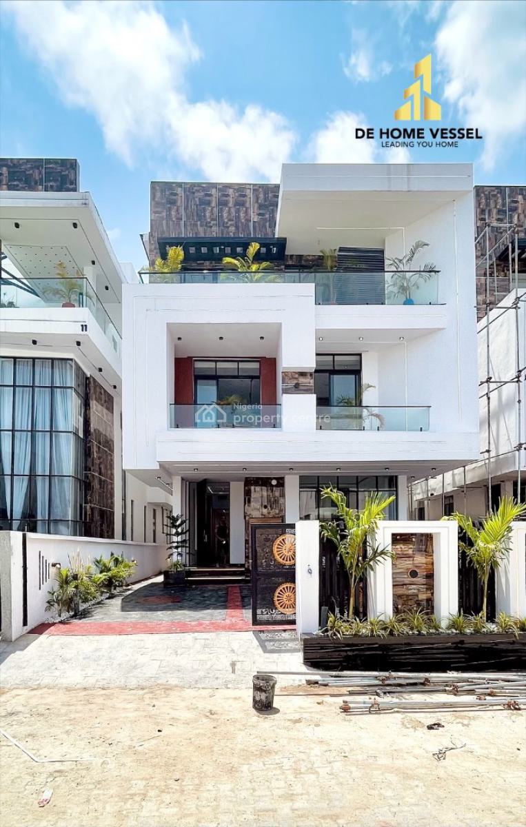 Distinguishing Luxury 6 Bedroom Fully Detached Home with Cinema & Pool, Chevron, Lekki, Lagos, Detached Duplex for Sale