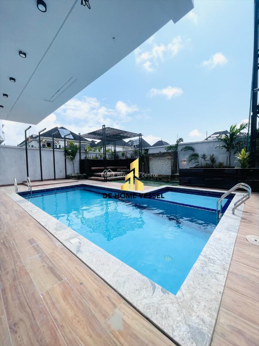 Distinguishing Luxury 6 Bedroom Fully Detached Home with Cinema & Pool, Chevron, Lekki, Lagos, Detached Duplex for Sale