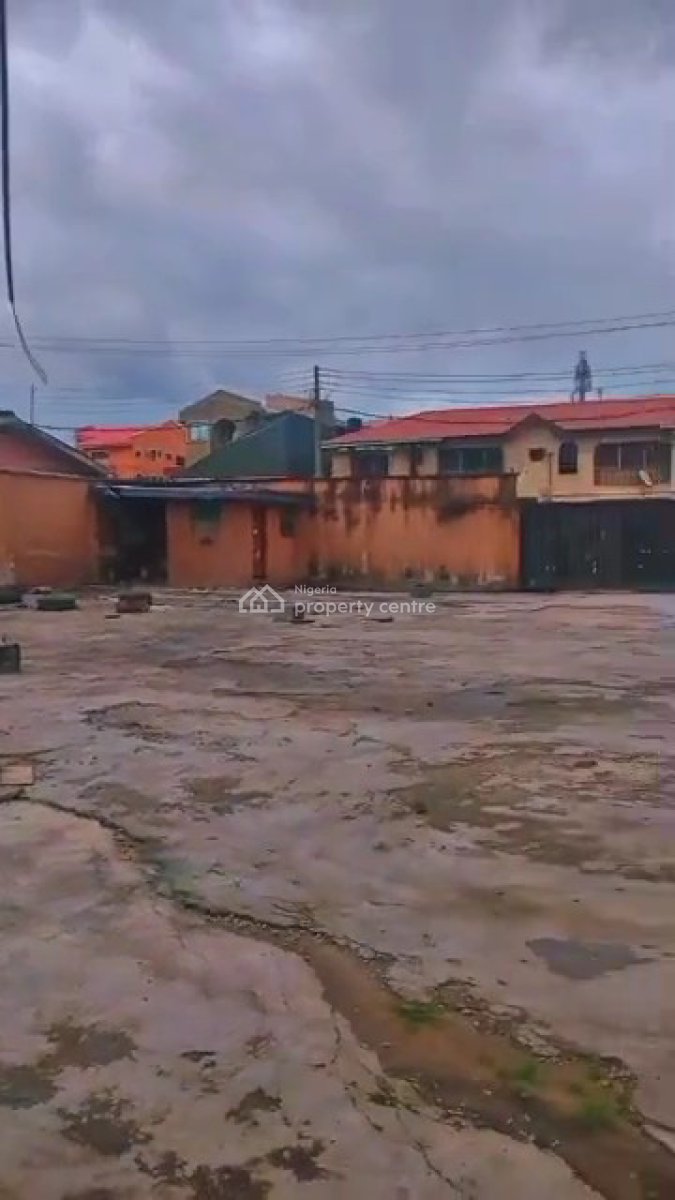 Fenced Gated Landed Property of Approximately 800sqm, Off Hakeem Balogun Street, Alausa, Ikeja, Lagos, Commercial Land for Rent
