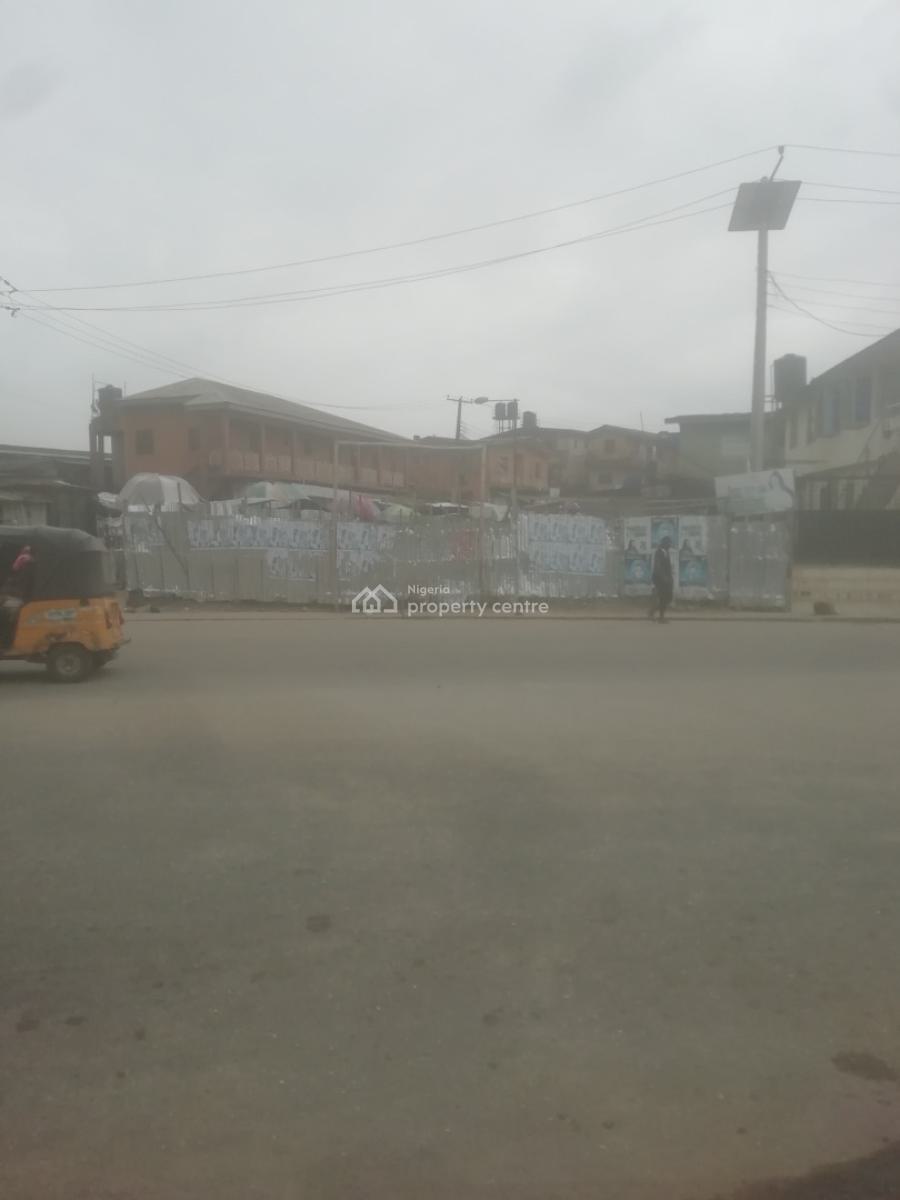 a Corner Piece of Land Directly on The Road, Demurin /agidi Road, Alapere, Ketu, Lagos, Mixed-use Land for Sale