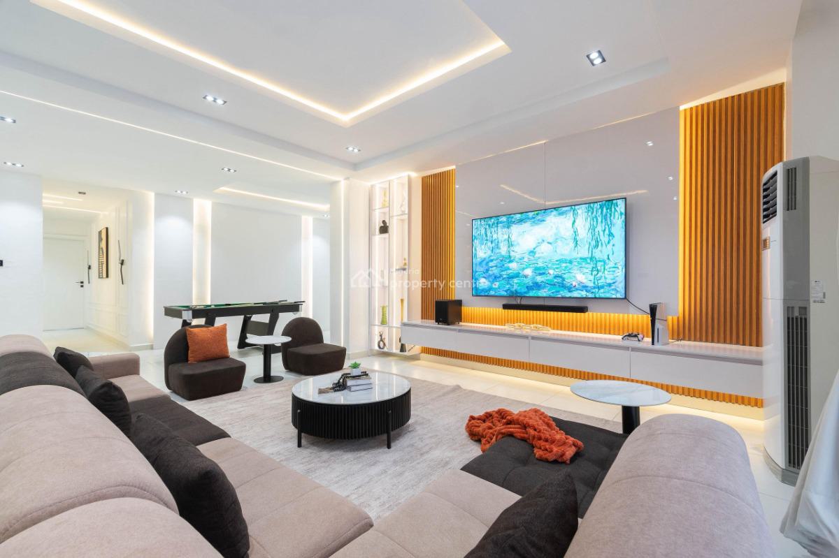 Luxury 3-bedroom City View Penthouse with Pool & Games, Off Freedom Way, Lekki Phase 1, Lekki, Lagos, Flat / Apartment Short Let