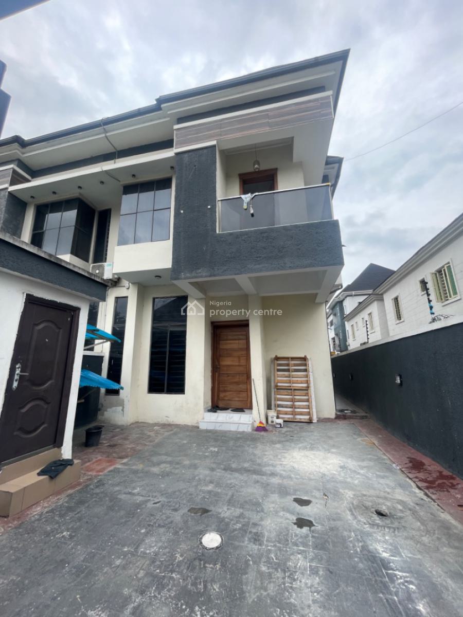 4 Bedroom Duplex with Bq and Gate House, Chevron Drive, Lekki, Lagos, Semi-detached Duplex for Rent