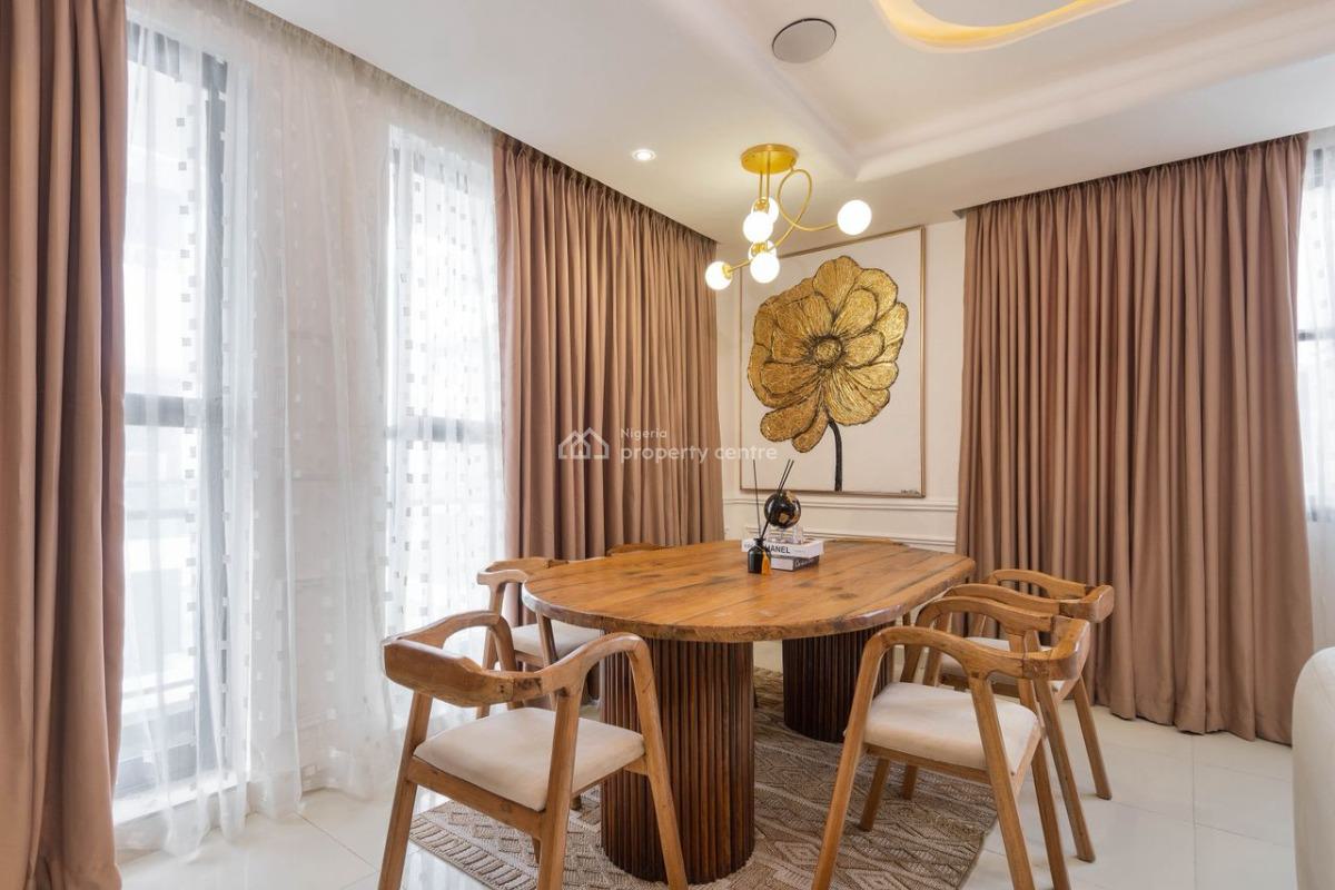 Elegant 3-bedroom Maisonette with Top Amenities, Off Freedom Way, Lekki Phase 1, Lekki, Lagos, Flat / Apartment Short Let
