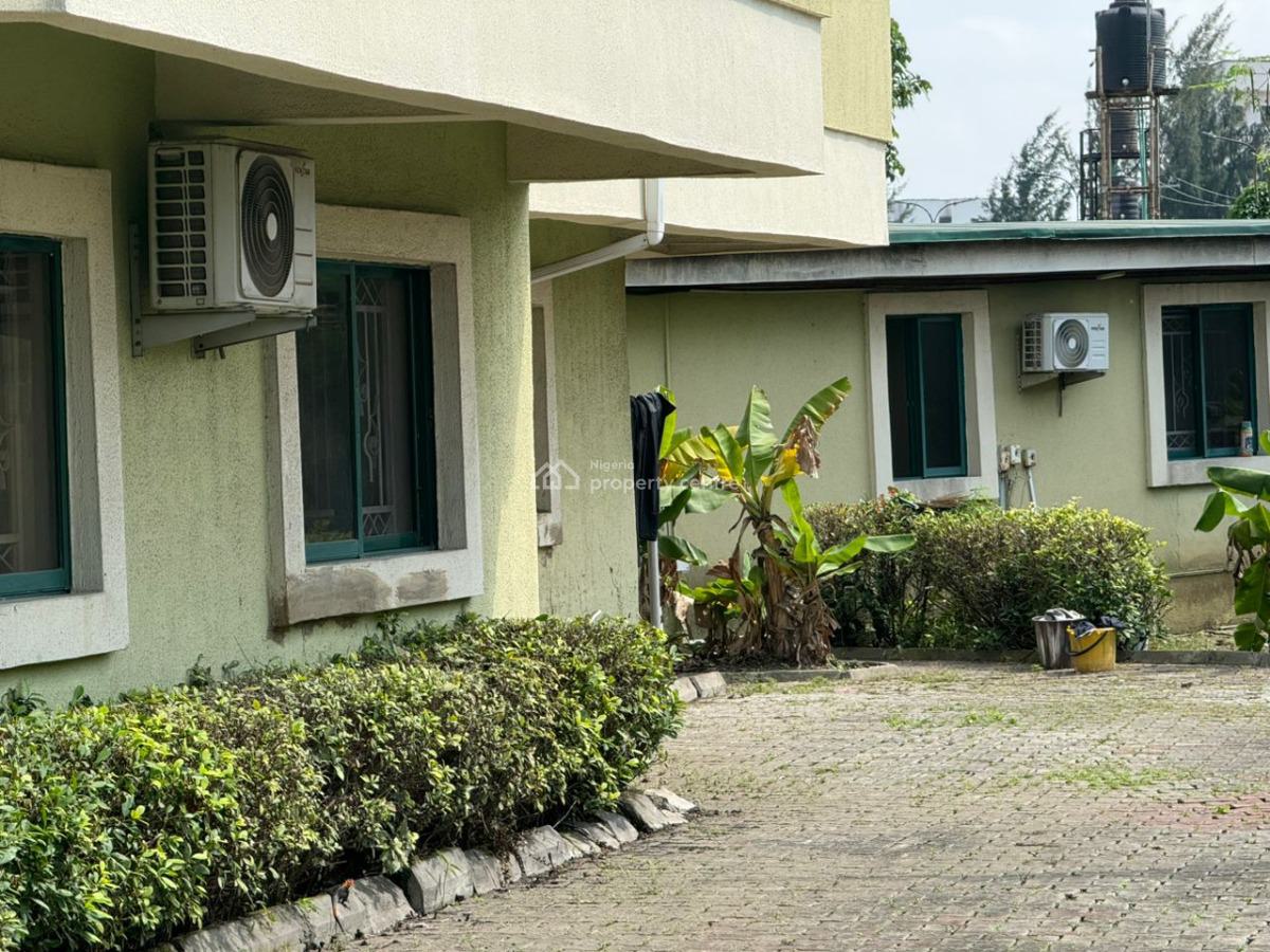 5 Bedroom Detached House with 2 Room Domestic Staff Quarters, Dolphin Extension, Ikoyi, Lagos, Detached Duplex for Rent