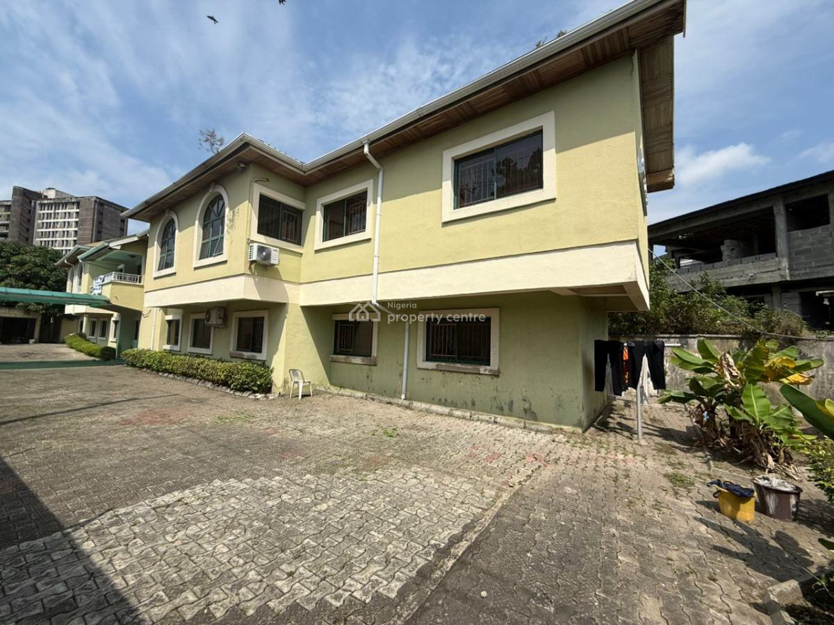 5 Bedroom Detached House with 2 Room Domestic Staff Quarters, Dolphin Extension, Ikoyi, Lagos, Detached Duplex for Rent