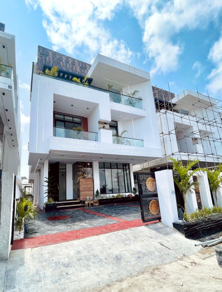 6 Bedrooms Detached Duplex with Cinema and Swimming Pool, Rooftop, Chevron, Lekki, Lagos, Detached Duplex for Sale