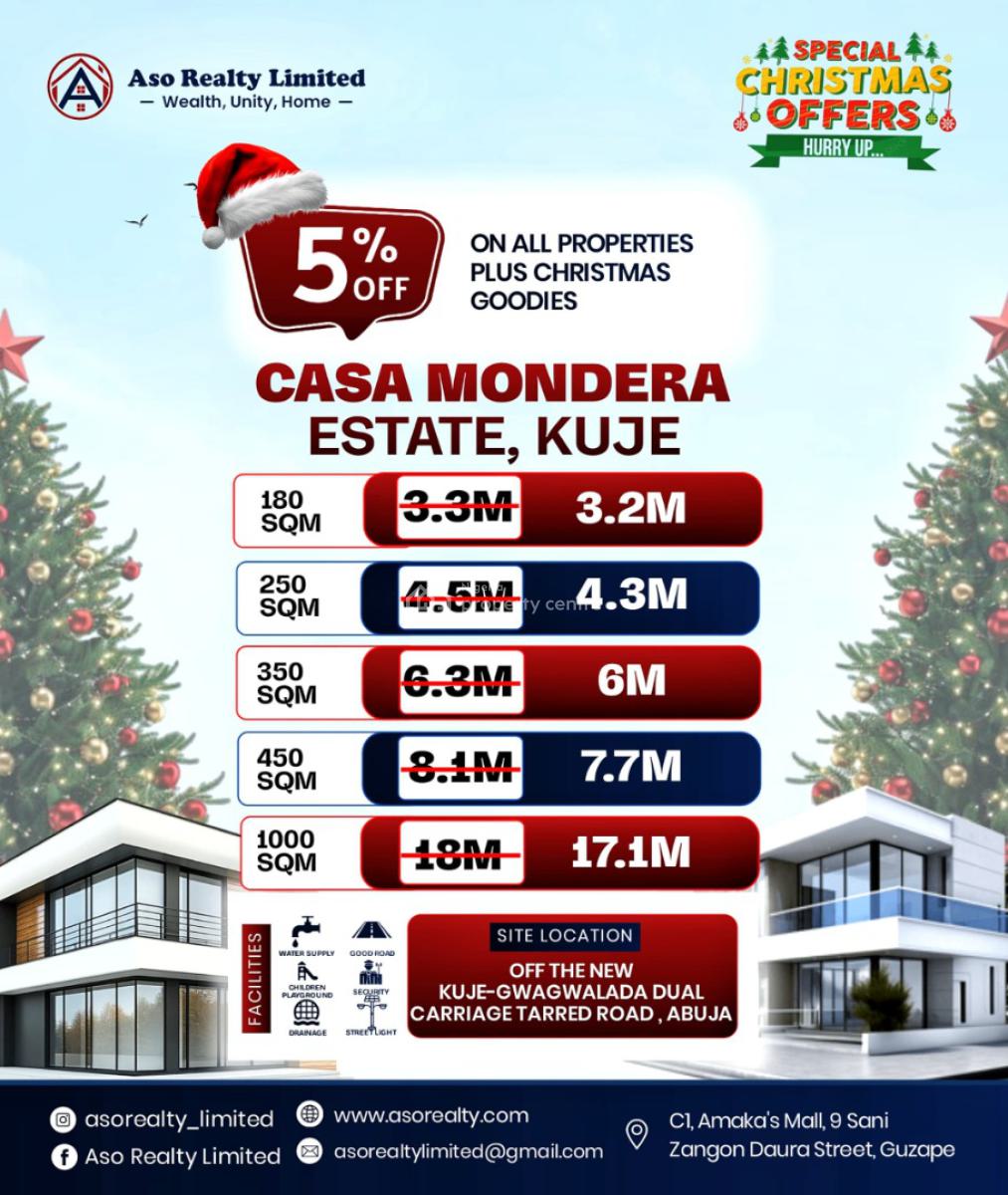 Casa Moderna Estate Kuje, Kuje, Abuja, Residential Land for Sale