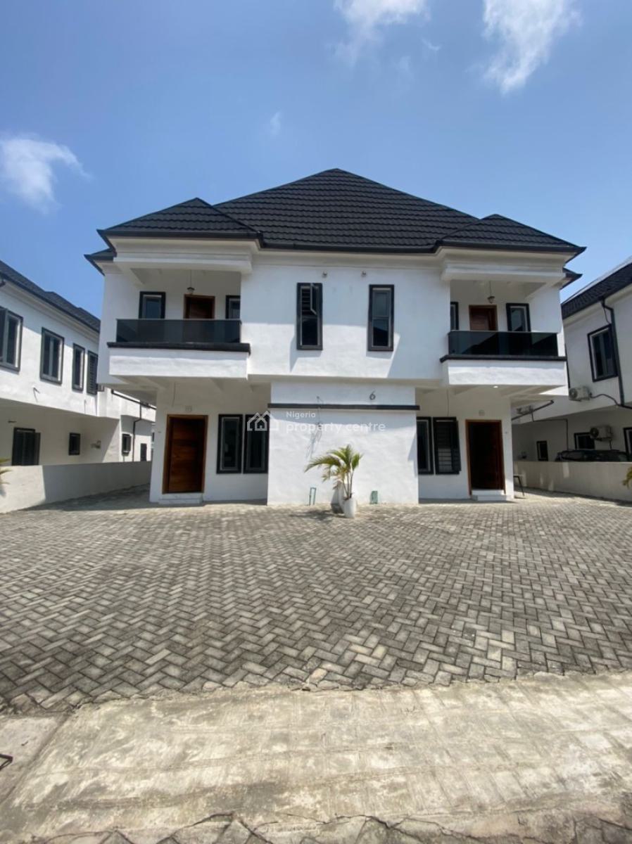 Exclusive 4 Bedrooms Semi Detached Duplex with Bq, Vgc, Lekki, Lagos, Semi-detached Duplex for Rent