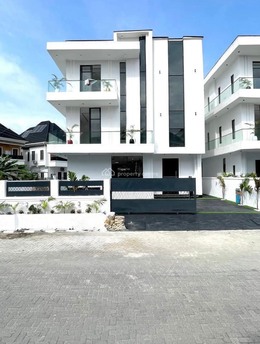 Contemporary 5 Bedroom Fully Detached Home with Swimming Pool, Chevron Toll Gate, Lekki, Lagos, House for Sale