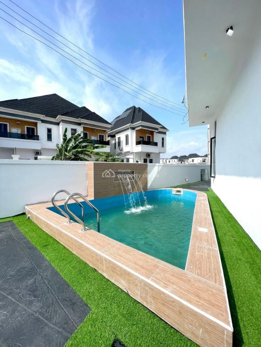 Contemporary 5 Bedroom Fully Detached Home with Swimming Pool, Chevron Toll Gate, Lekki, Lagos, House for Sale