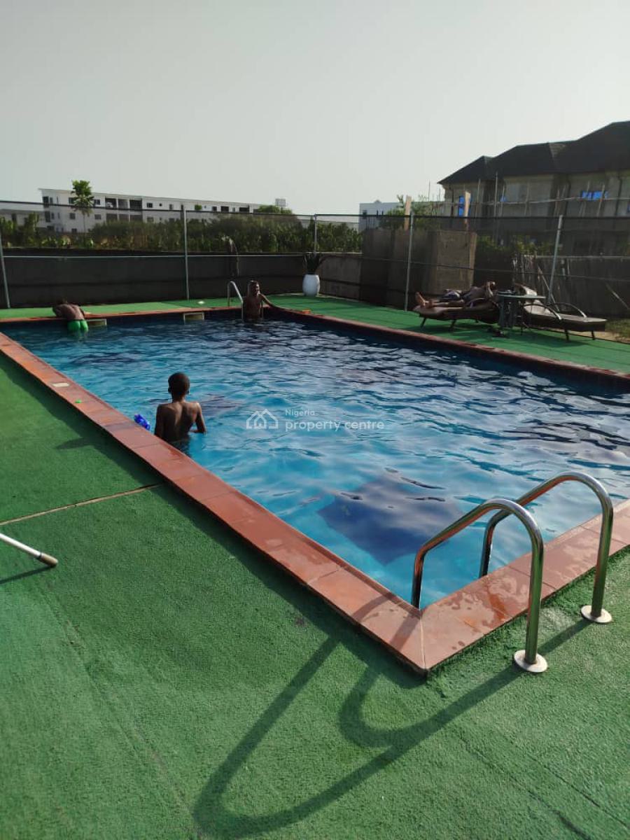 Fully Furnished 3 Bedrooms Duplex with Swimming Pool and Gym, Abijo, Lekki, Lagos, Terraced Duplex for Rent