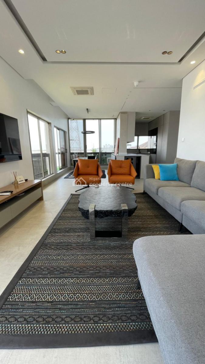 3 Bedroom Furnished Waterfront Penthouse + Bq, Ikoyi, Lagos, Flat / Apartment for Rent