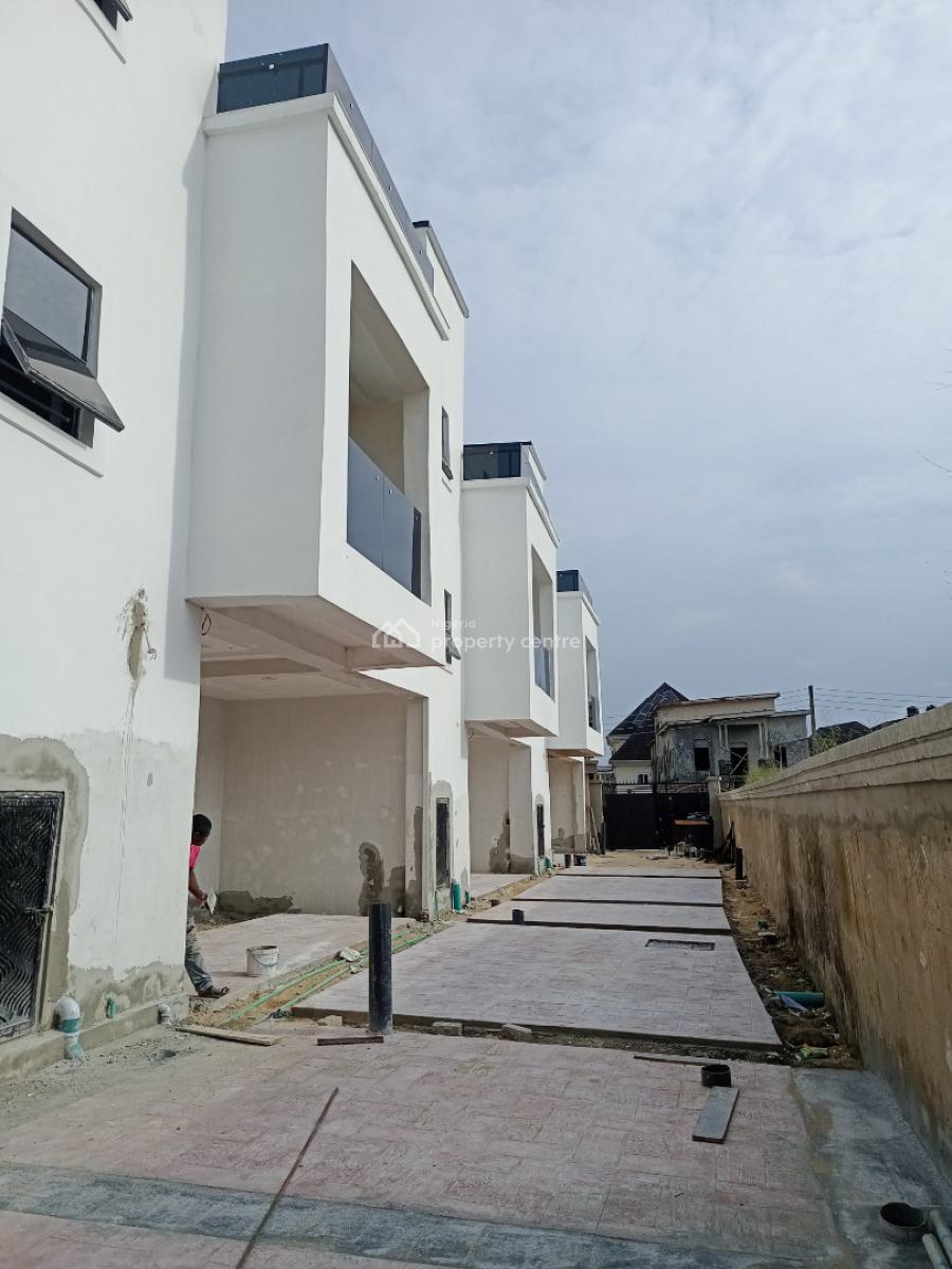 Newly Built and Luxury Finished 4 Bedroom Duplex, in an Estate, Ago Palace, Isolo, Lagos, Terraced Duplex for Sale