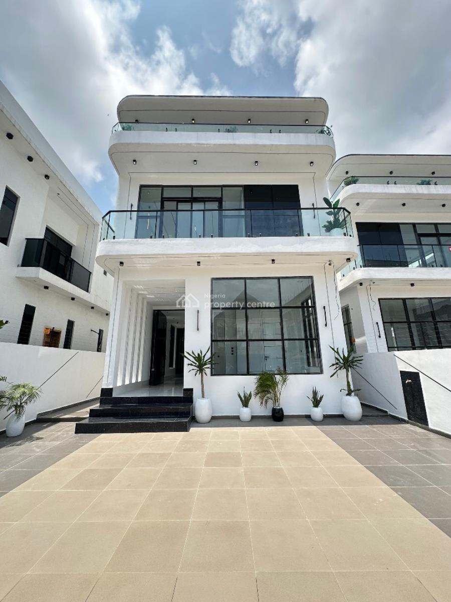 Contemporary 5 Bedroom Detached Duplex with Bq, 2nd Toll Gate, Lekki, Lagos, Detached Duplex for Sale