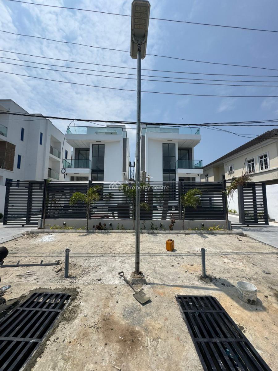 Magnificent 5-bedroom Duplex with Rooftop Terrace,  Swimming Pool, Chevron, Lekki, Lagos, Detached Duplex for Sale