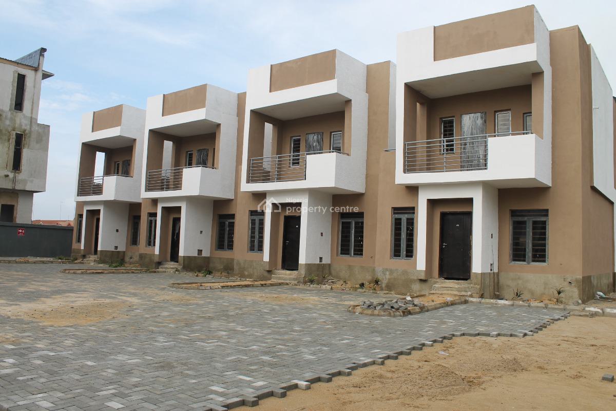 Brand New Semi-finished 4 Bedrooms Terraces with Excellent Facilities, Orchid Road, Lekki, Lagos, Terraced Duplex for Sale