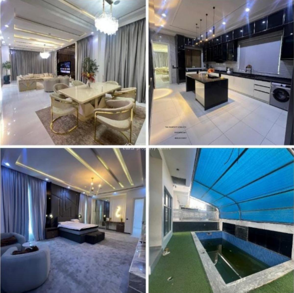 Furnished 5 Bedroom Detached Smart House, Megamound Estate, Ikota, Lekki, Lagos, Detached Duplex for Rent
