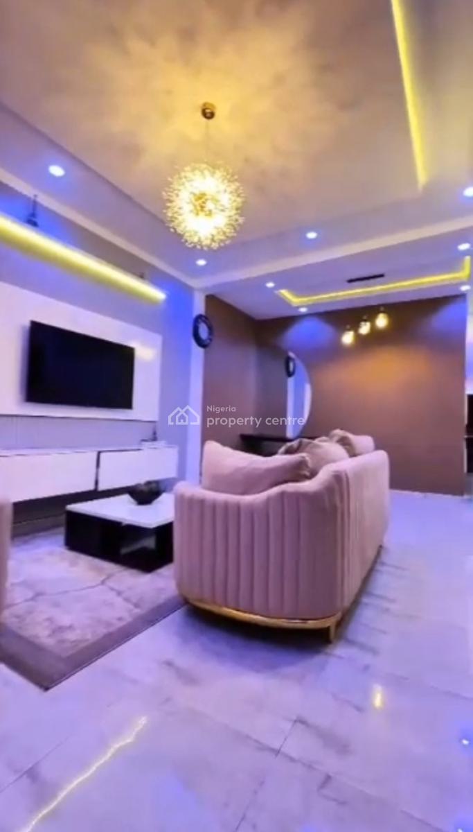 Luxury Furnished 4 Bedroom Terrace Duplex with Bq, Swimming Pool, Tarred Road, Lifecamp Main (tarred Road), Life Camp, Abuja, Detached Duplex for Rent