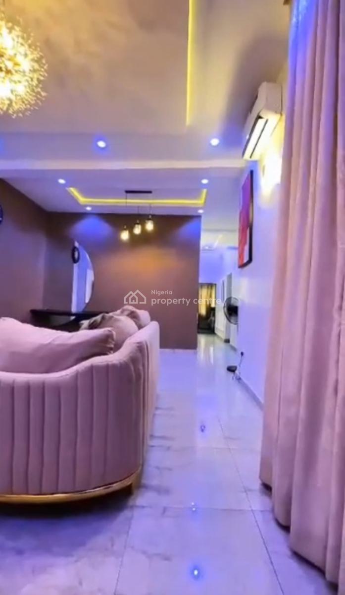 Luxury Furnished 4 Bedroom Terrace Duplex with Bq, Swimming Pool, Tarred Road, Lifecamp Main (tarred Road), Life Camp, Abuja, Detached Duplex for Rent