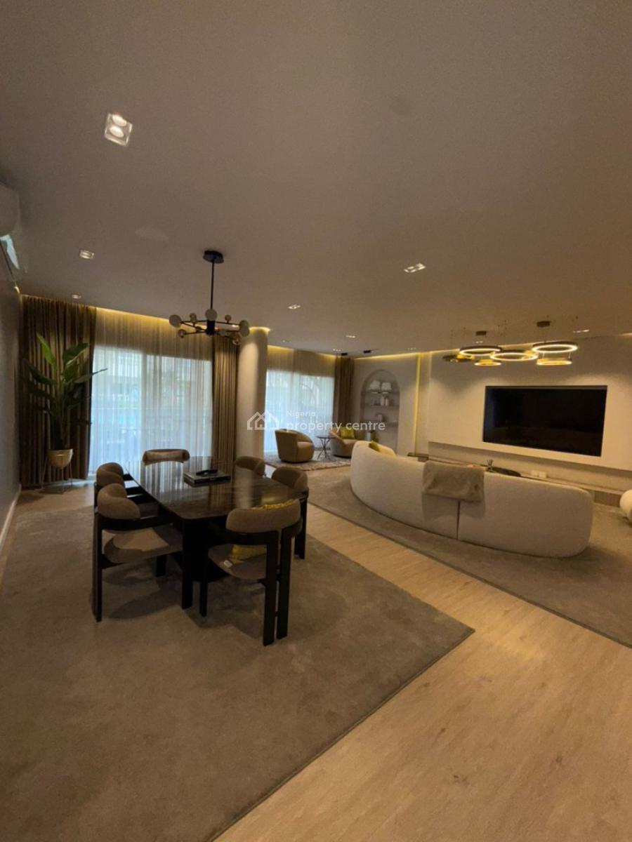 Fully Furnished 3 Bedroom Waterview Apartment, Banana Island, Ikoyi, Lagos, Flat / Apartment for Rent