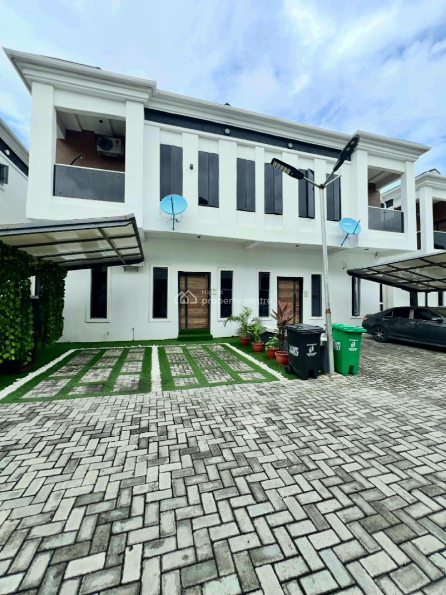 Beautiful Semi Detached Duplex with Bq, Gym and Swimming Pool, Lekki, Lagos, House for Rent