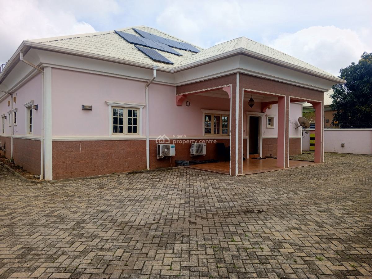Luxury and Spaciously Furnished 4 Bedroom Bungalow House, Road D, Kingstown Estate, Life Camp, Abuja, Detached Bungalow for Rent