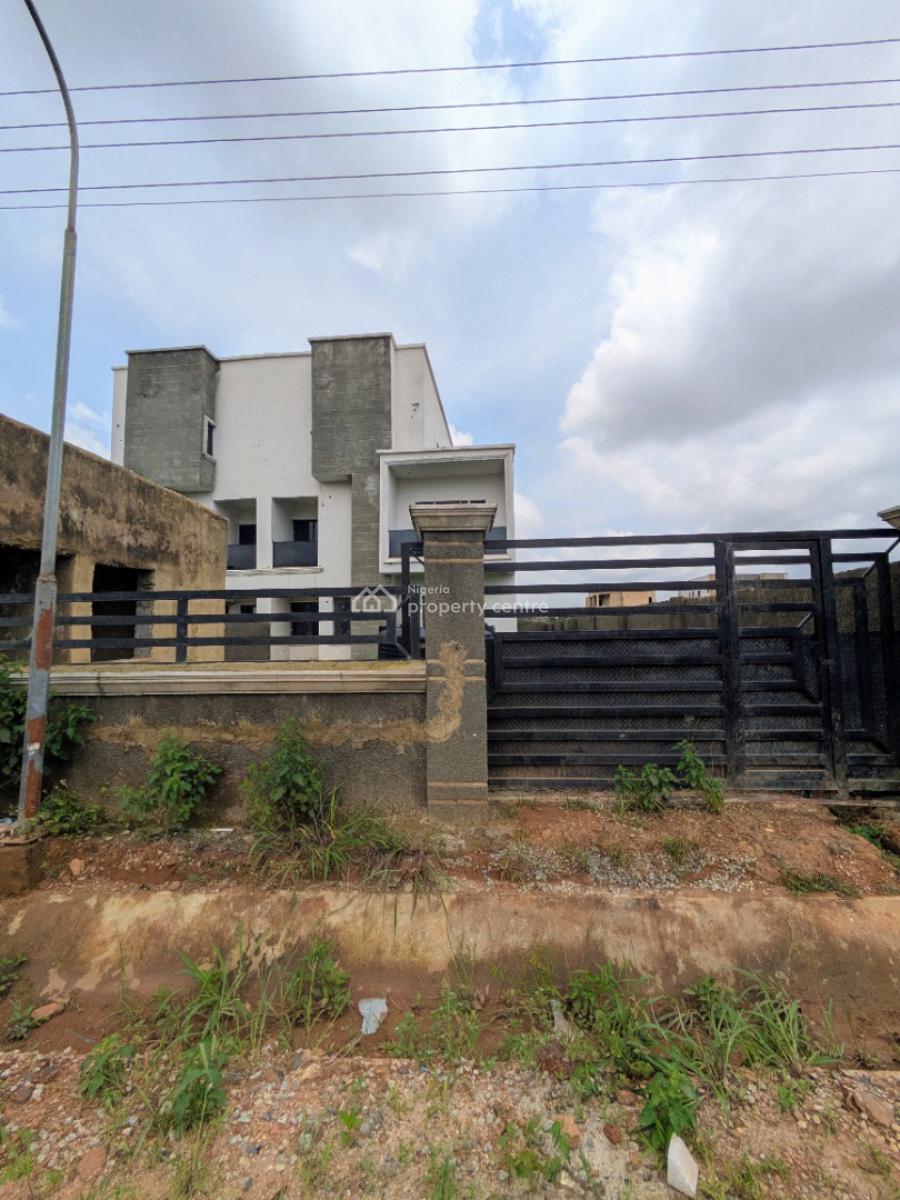 Pre-finished 5bedroom Semi Detached Duplex with Private Compound, Ochacho Estate, Life Camp, Abuja, Semi-detached Duplex for Sale