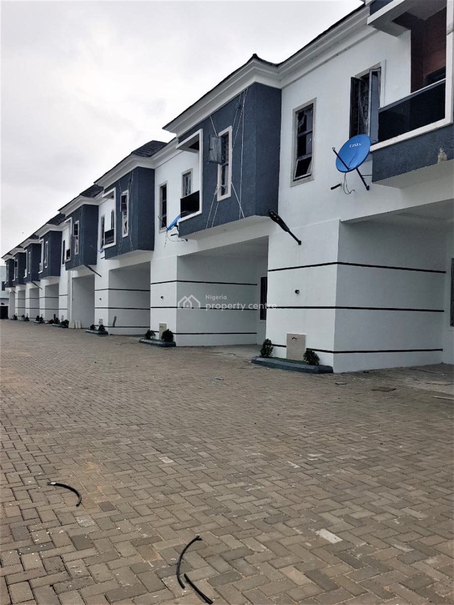 Newly Built Luxury 4 Bedroom Terraced Duplex in a Serene Neighbourhood, Off Mobil Road, Ilaje, Ajah, Lagos, Terraced Duplex for Rent