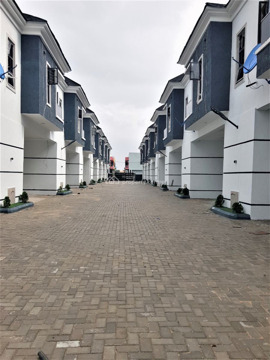 Newly Built Luxury 4 Bedroom Terraced Duplex in a Serene Neighbourhood, Off Mobil Road, Ilaje, Ajah, Lagos, Terraced Duplex for Rent