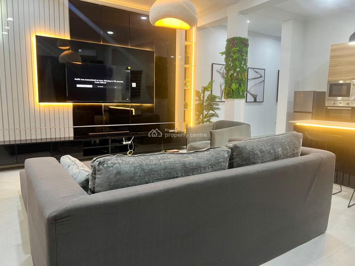 Luxury New 1 Bed with Ps5 , Dstv, Board/dart Games and Two Balconies., Lekki Phase 1, Lekki, Lagos, Flat / Apartment Short Let