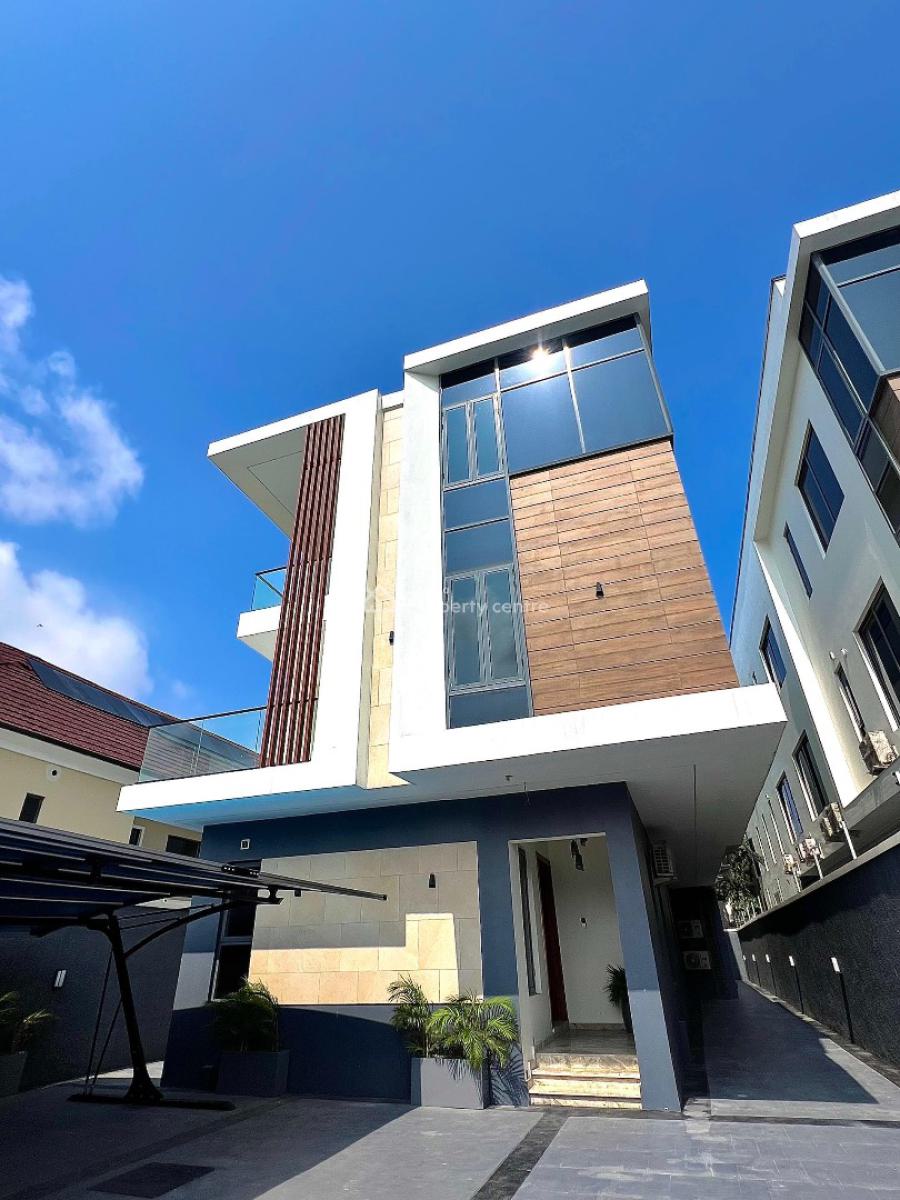 Luxury 5-bedroom Fully Detached House with 2 Rooms Bq, Lekki Phase 1, Lekki, Lagos, Detached Duplex for Sale