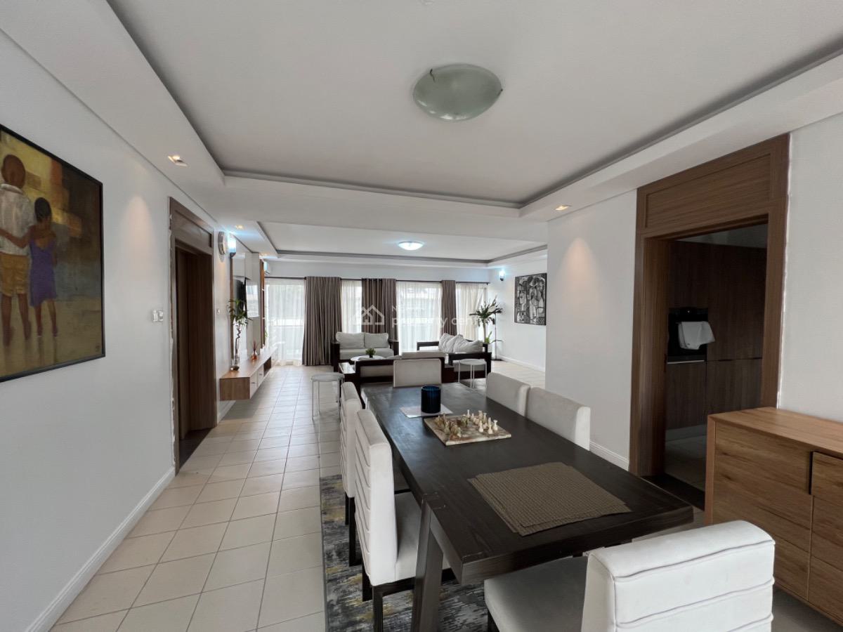 Beautifully Furnished 3 Bedroom Apartment, Off Ajose Adeogun, Victoria Island (vi), Lagos, Flat / Apartment for Rent