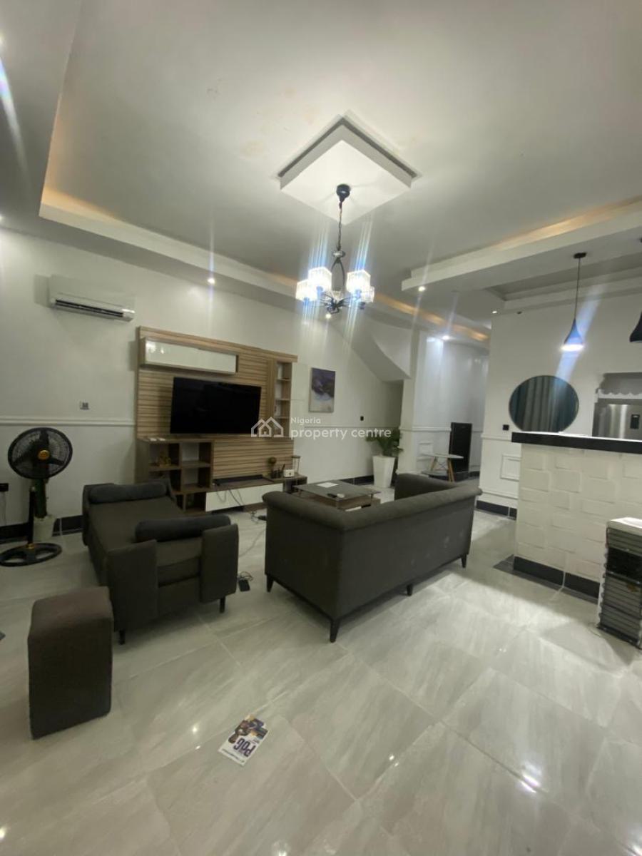 Luxury 2 Bedroom Semi Detached Duplex with Gate, Chevron , in a Secured Estatre, Lekki, Lagos, Semi-detached Duplex for Rent
