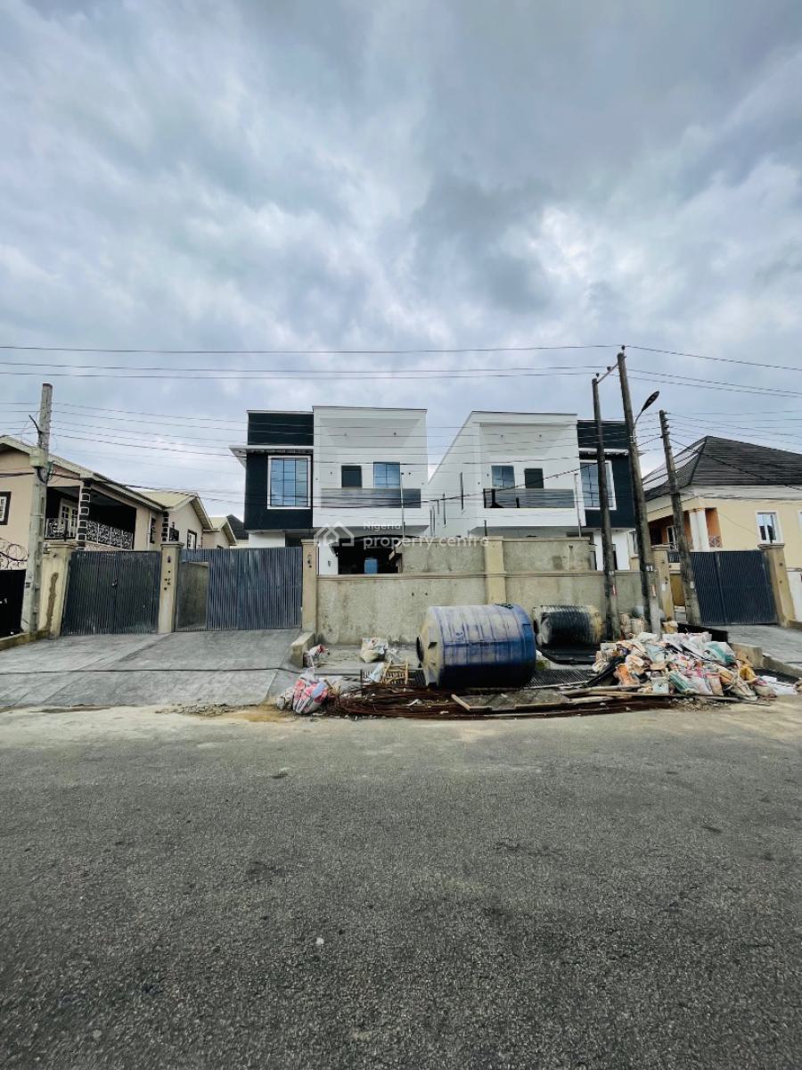 Lluring 5 Bedroom Fully Detached Duplex Plus Bq, Smart Automated Home with Bq in a Secured Estate, Omole Phase 2, Ikeja, Lagos, Detached Duplex for Sale