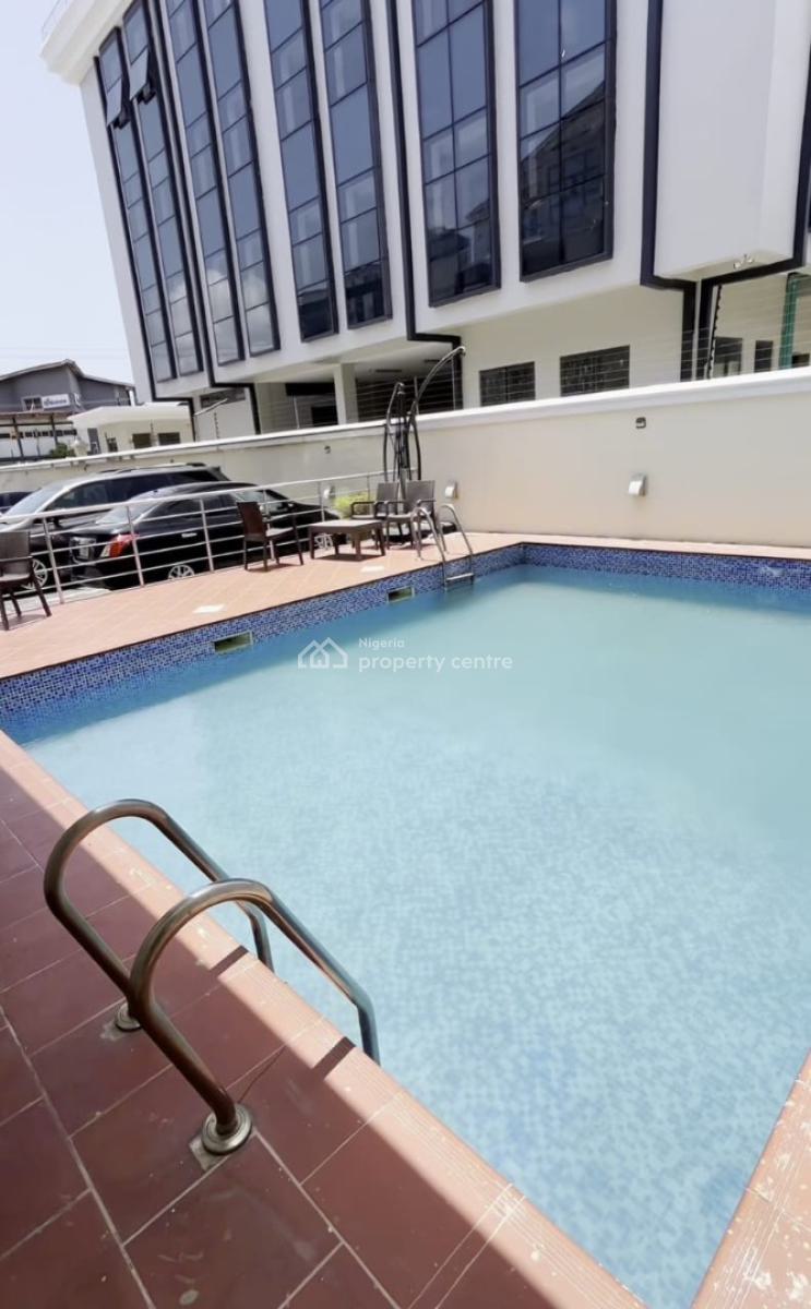 Fully Serviced *3 Bedroom* Apartment with Bq, Pool, Gym, Elevator, Ikate Lekki Lagos, Lekki, Lagos, House for Rent