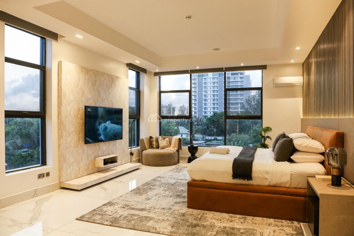 The Walnut -- Grand Deluxe 3-bedroom Penthouse, Ikoyi, Lagos, Flat / Apartment Short Let