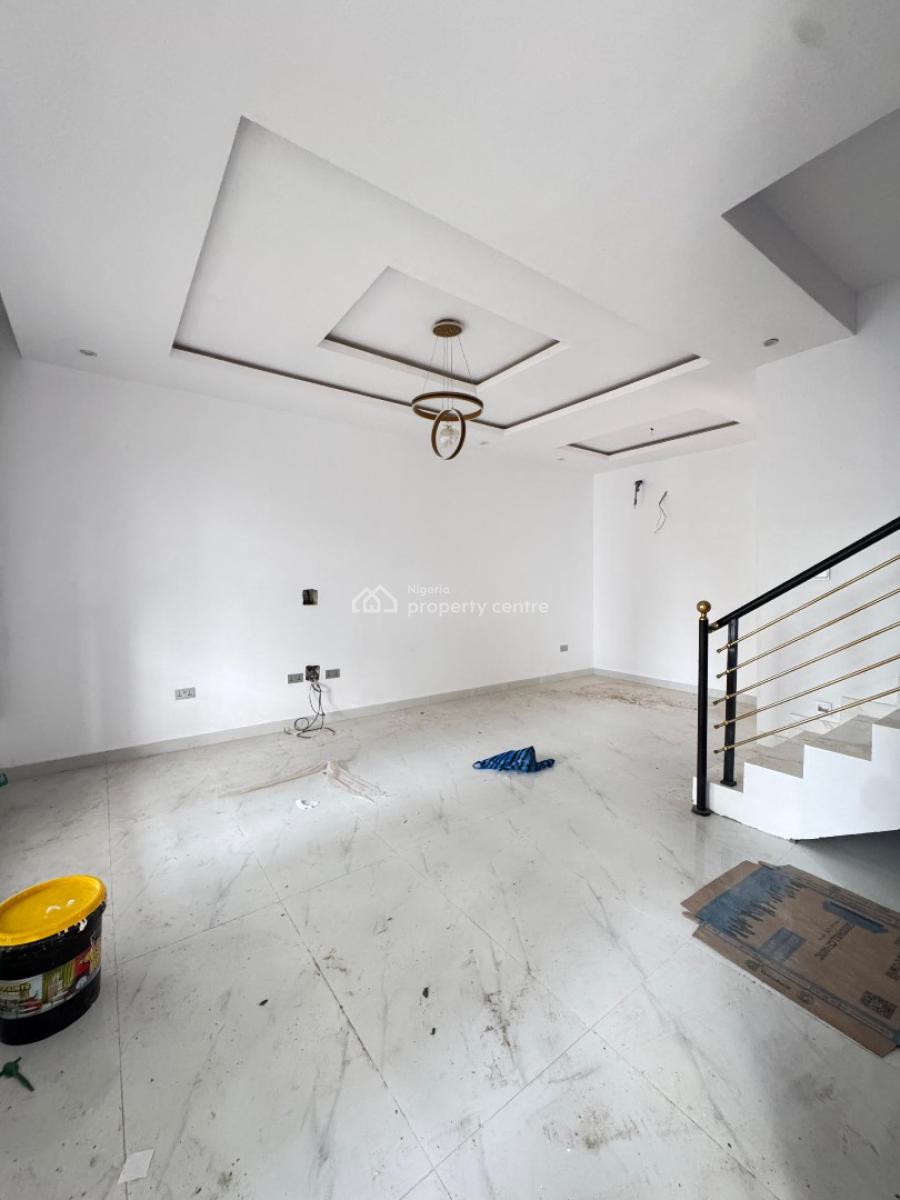 Fully Serviced 4 Bedroom Terrace  Duplex with a Bq, Sangotedo, Ajah, Lagos, Terraced Duplex for Sale