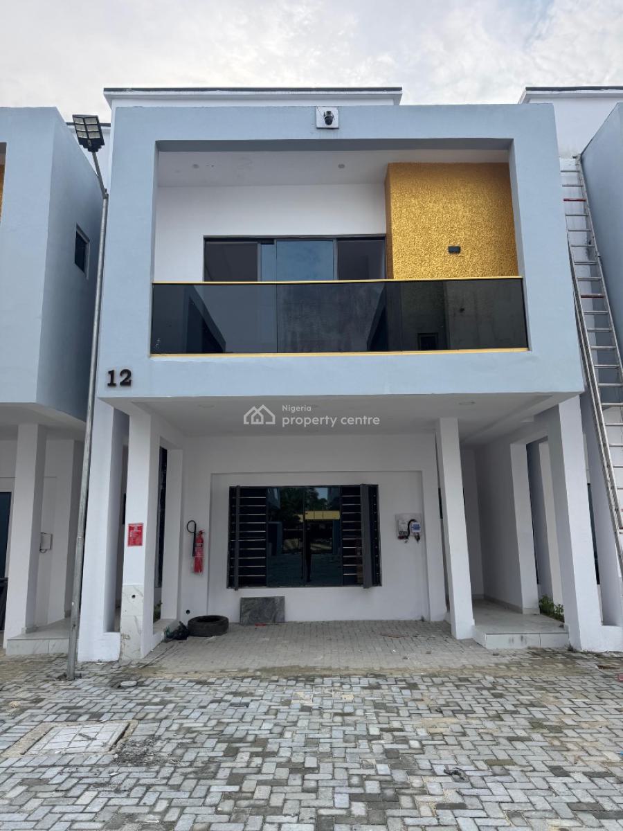 Fully Serviced 4 Bedroom Terrace  Duplex with a Bq, Sangotedo, Ajah, Lagos, Terraced Duplex for Sale