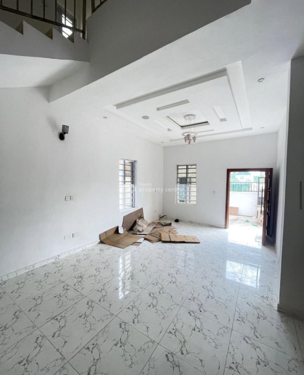 Stunning 5 Bedroom Fully Detached Duplex with Bq in a Secured Estate, Chevron Toll Gate, Lekki, Lagos, Detached Duplex for Sale