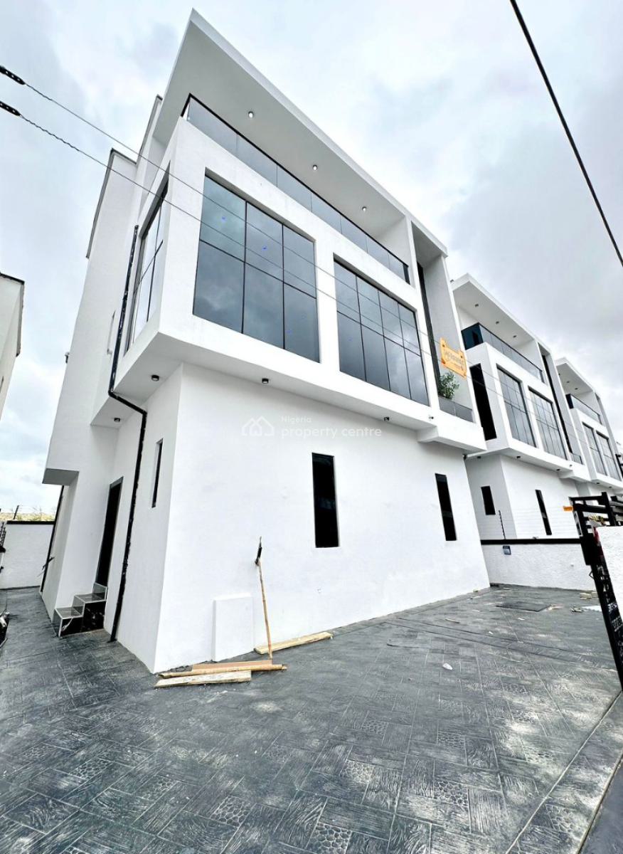Stunning 5 Bedroom Detached Duplex W/ Bq, Water View Rooftop, Ajah, Lagos, Detached Duplex for Sale
