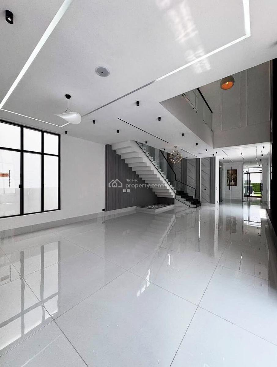 Contemporary 5-bedroom Fully Detached Home with Pool, Chevron, Lekki, Lagos, Detached Duplex for Sale