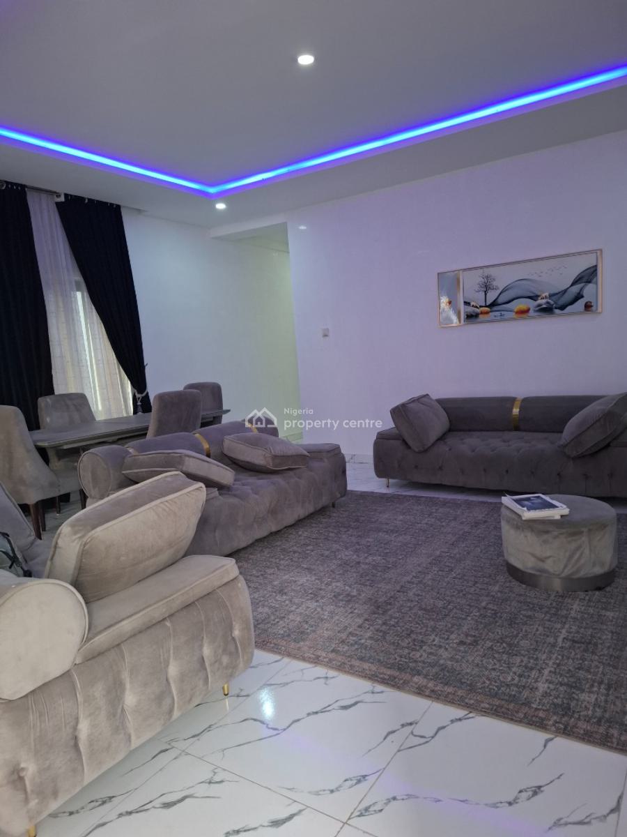 Standard and Furnished 2 Bedroom Apartment, Guzape District, Abuja, Flat / Apartment for Rent