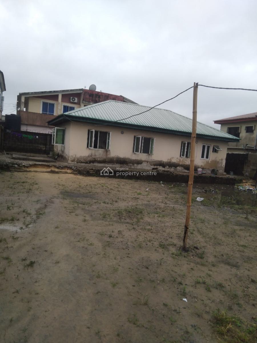 Full Plot of Land Containing 3 Bedroom Bungalow, Harmony Estate Okeira, Ajah, Lagos, Residential Land for Sale