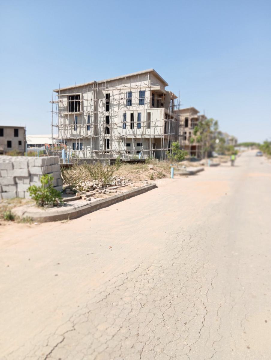 Top-notch Brand New 4 Bedroom Detached Duplex with a Room Bq(shell), Idu Industrial, Abuja, Terraced Duplex for Sale