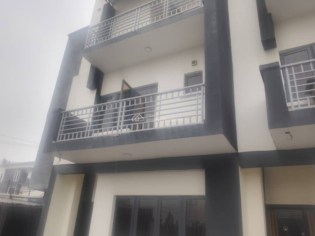 Relatively New 4 Bedroom Terrace Duplex with a Room B., Within an Estate in, Opebi, Ikeja, Lagos, Terraced Duplex for Rent
