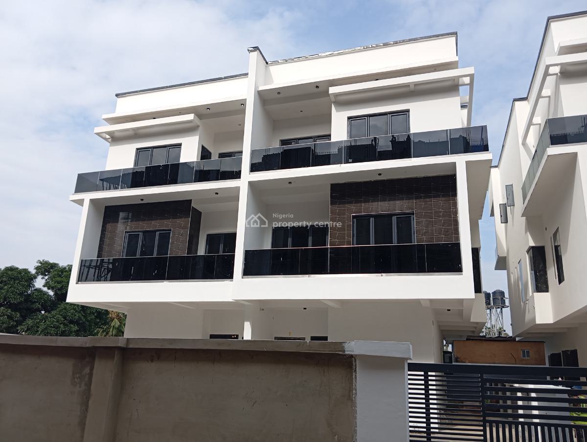 a Bespoke Smart Five (5) Bedroom Semi Detached Duplex + Bq, Off Isaac John Street, Ikeja Gra, Ikeja, Lagos, Semi-detached Duplex for Sale
