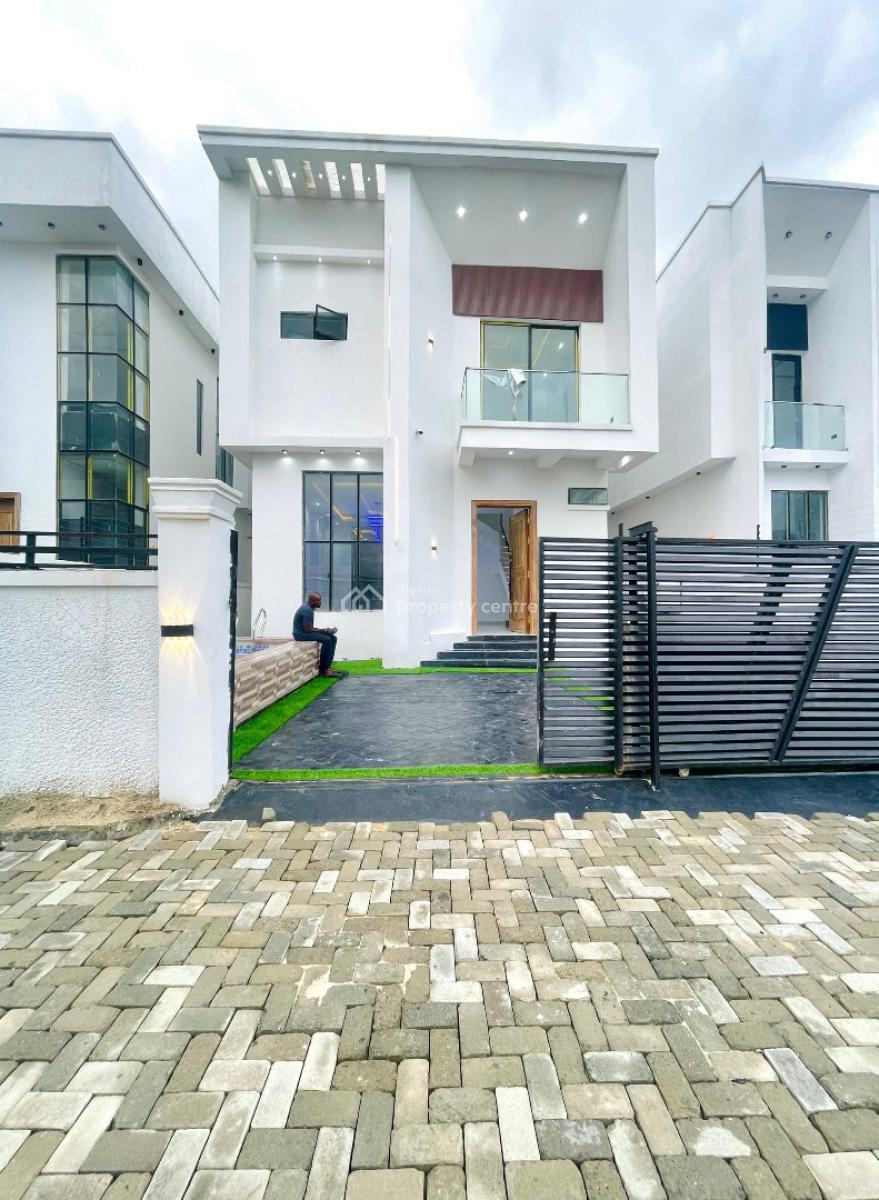 Exquisite 4 Bedroom Duplex with a Pool,bq, Chevron, Lekki, Lagos, House for Sale